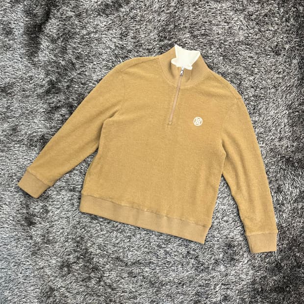 지포어 울 하프넥 방풍 니트 티셔츠 (XL)