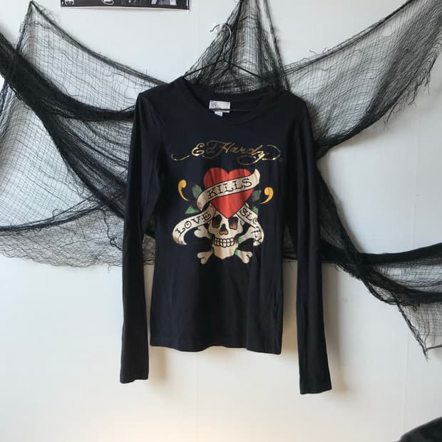 Ed hardy printing longsleeve 