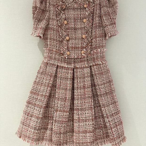 마담드잔느 트위드 원피스
