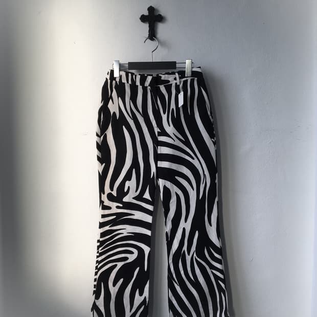 Max mara zebra pattern pants