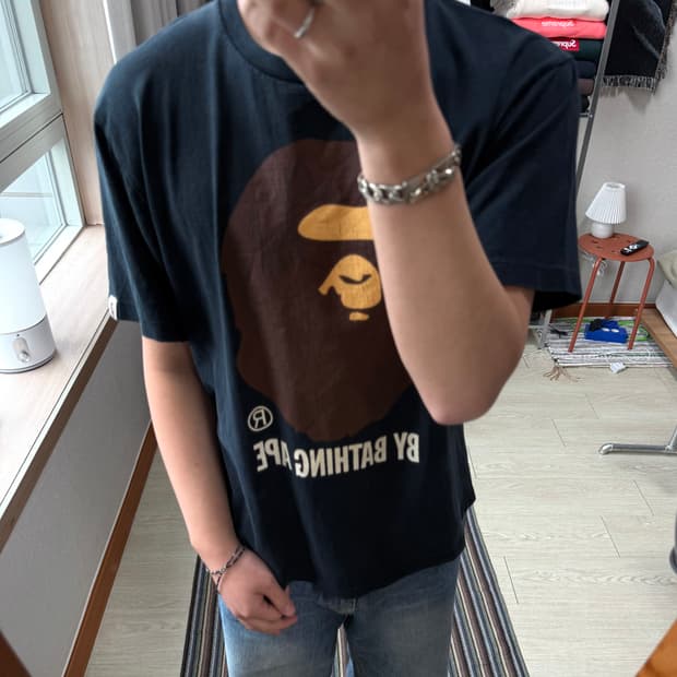 베이프 사루 반팔 티셔츠