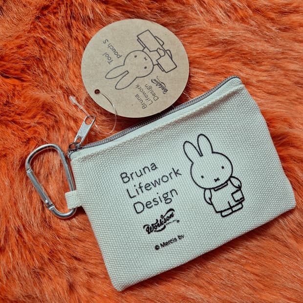 BRUNA Miffy 미피 카라비너 키링 파우치 새상품