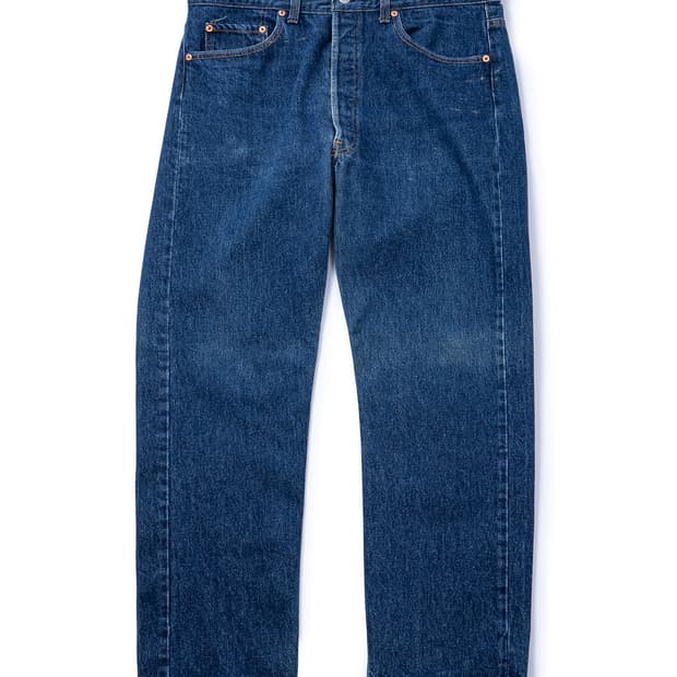 90s Levi's 501 Washed Denim Pants