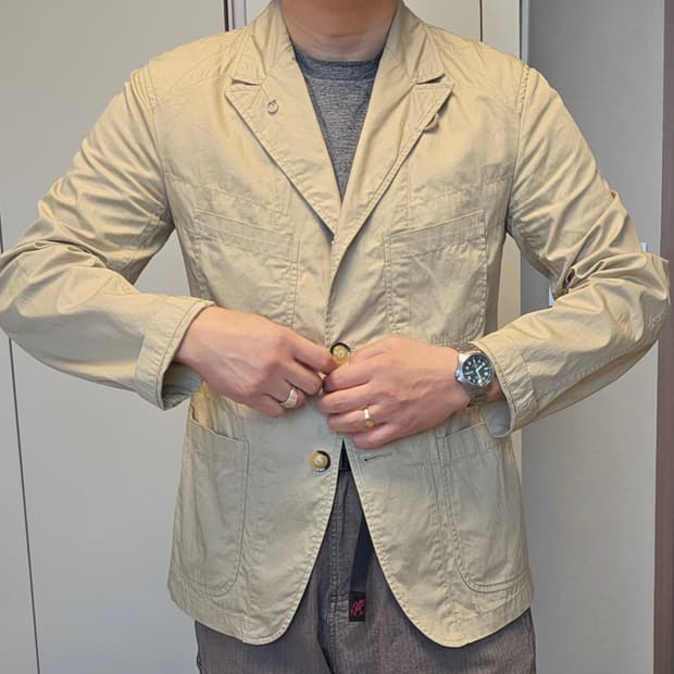 엔지니어드가먼츠  베드포드 자켓 베이지 M