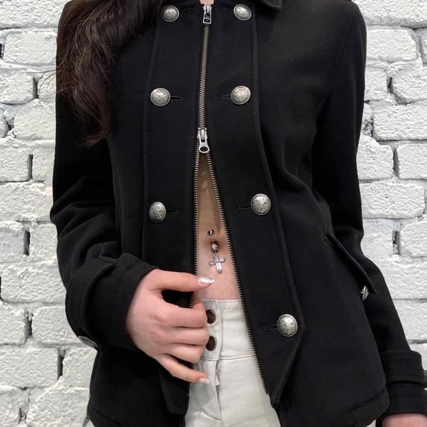 PPFM Two-Way Zip Napoleon Jacket