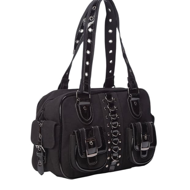 Banned 펑크 벨트 버클 가방 락샵 고스로리 고스펑크