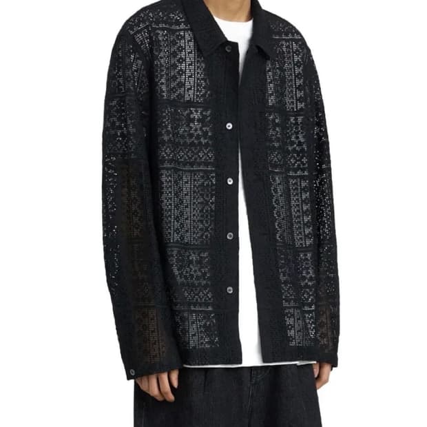 유스 크로쉐 셔츠