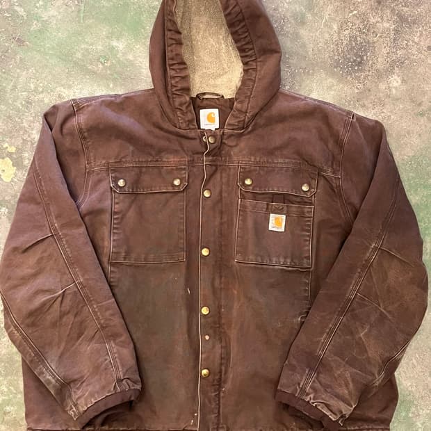 [XL] 칼하트 103826 DKB 바틀렛 쉐르파 라이닝 유틸리티 자켓