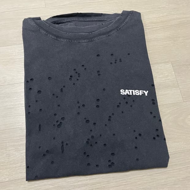 [XS] 세티스파이 모스테크 반팔 티셔츠 에이지드 블랙