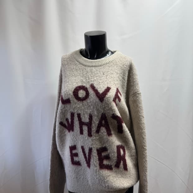 love what ever 니트