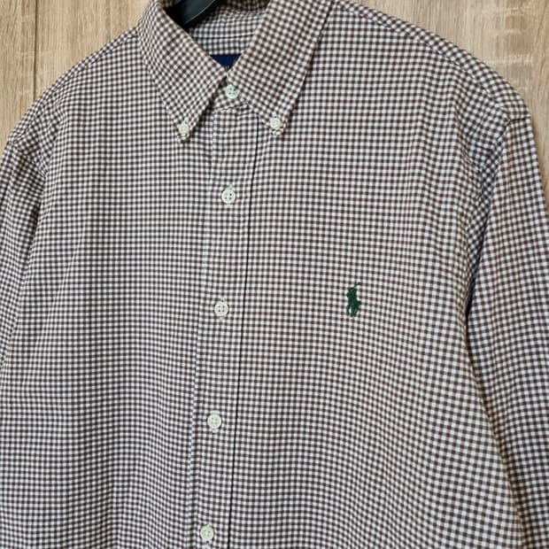 폴로 랄프로렌 체크셔츠 M