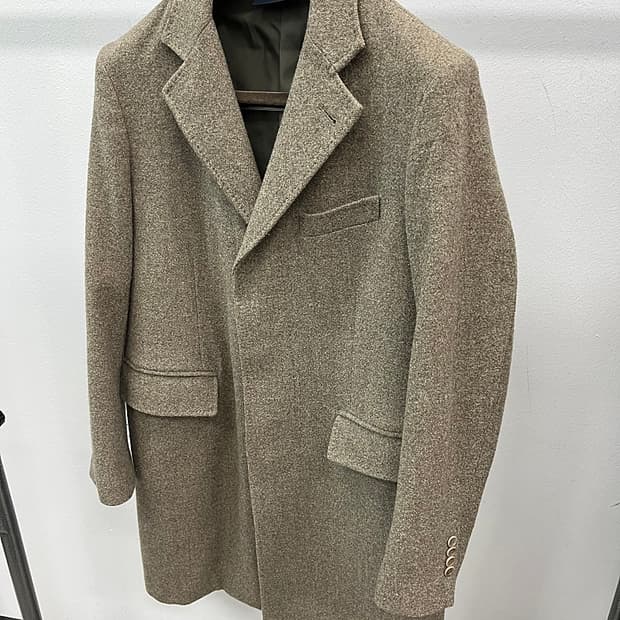 100) 아스페시 카키베이지 울코트 