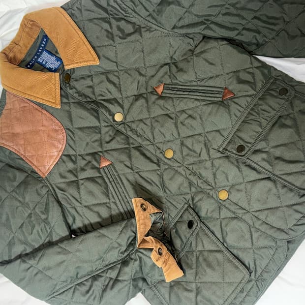 폴로 퀼팅 자켓