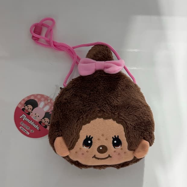몬치치 넥 파우치 동전지갑