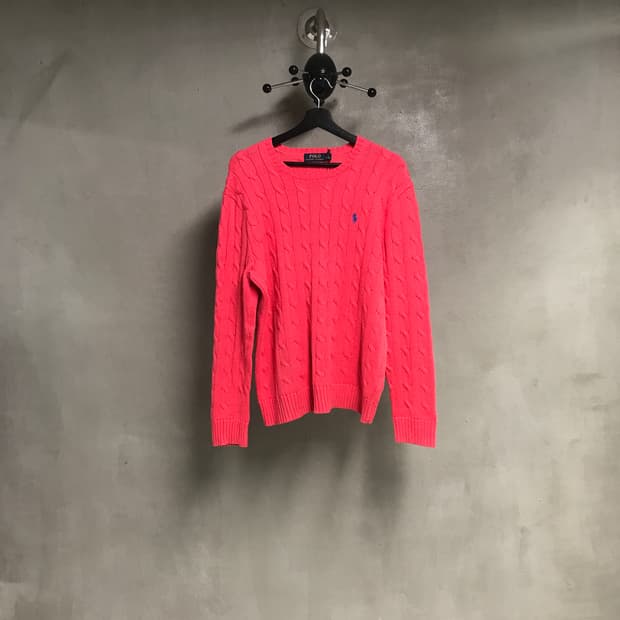 폴로 랄프로렌 케이블 니트 M