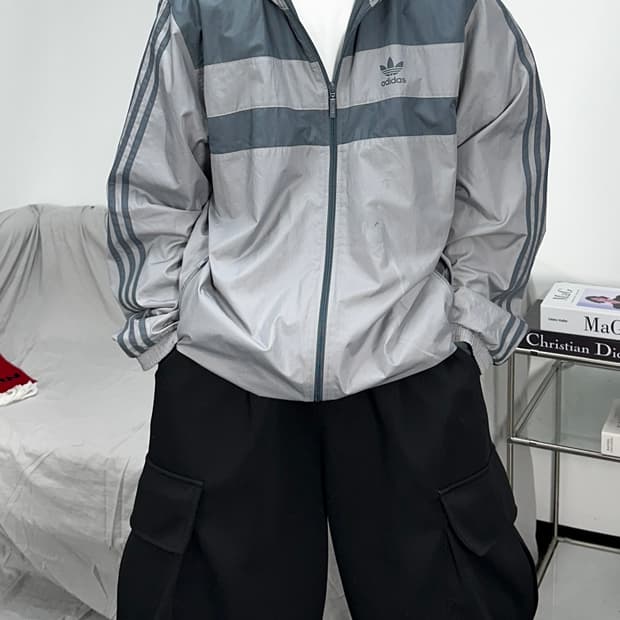 아디다스 00s 올드스쿨 파이어버드 바람막이 L