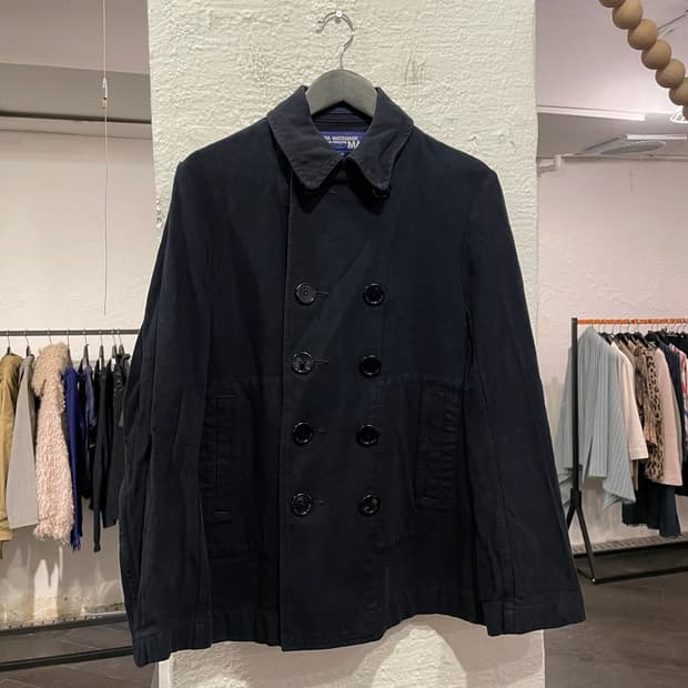 준야와타나베 맨 코튼 피코트