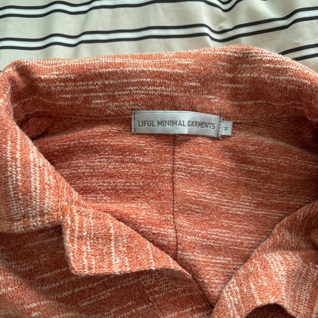 LIFUL 긴팔 셔츠 M 오렌지