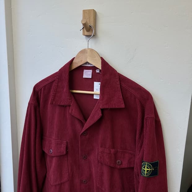 15517 - 90s 스톤아일랜드 코듀로이 와펜 셔츠