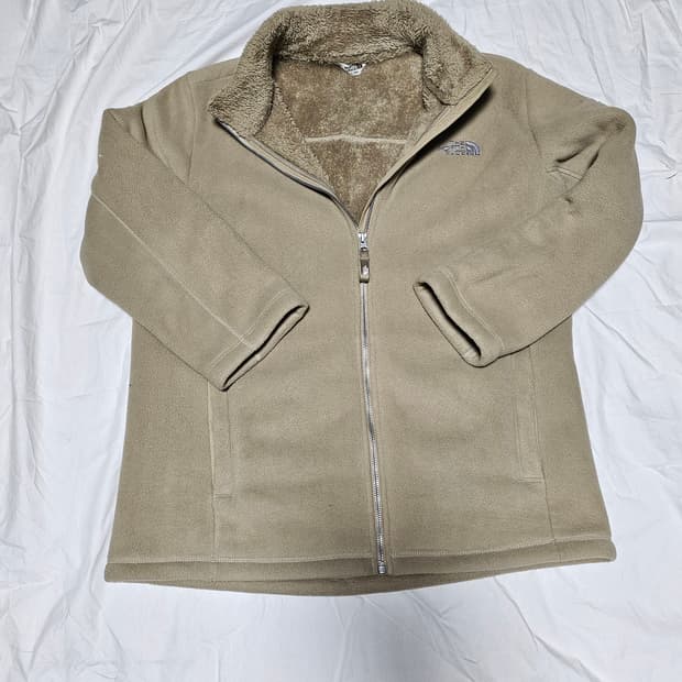 노스페이스 집업 플리스 베이지 L(100)