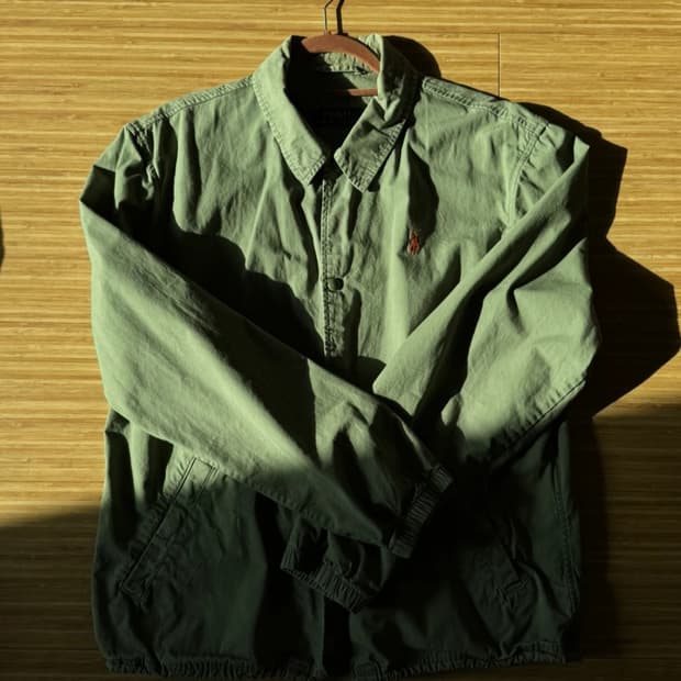 폴로 블루종자켓