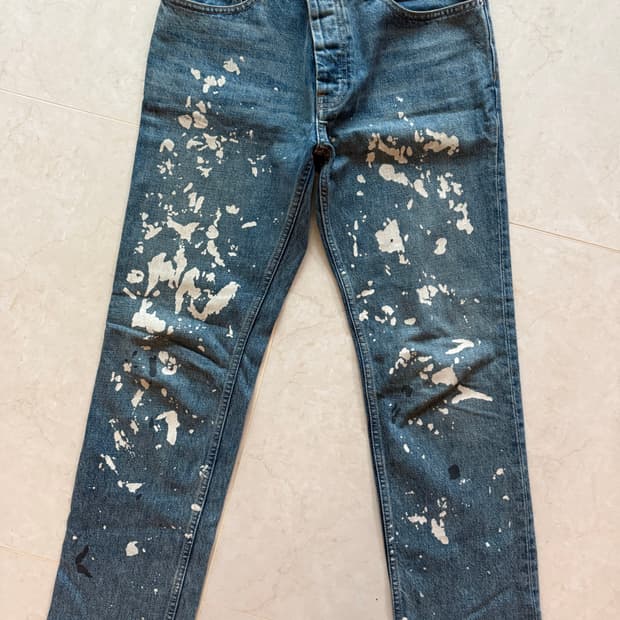 Helmut lang 페인트 데님 26