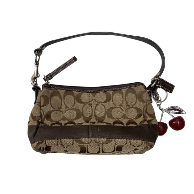 코치 y2k 패브릭 미니백