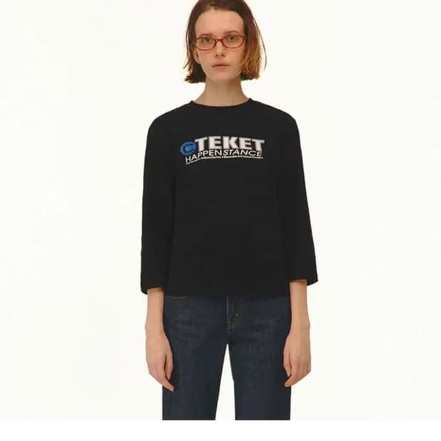 테켓 9부 롱슬리브 긴팔티