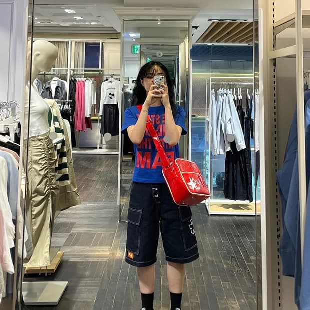 몰리치 다운타운 에나멜 숄더백