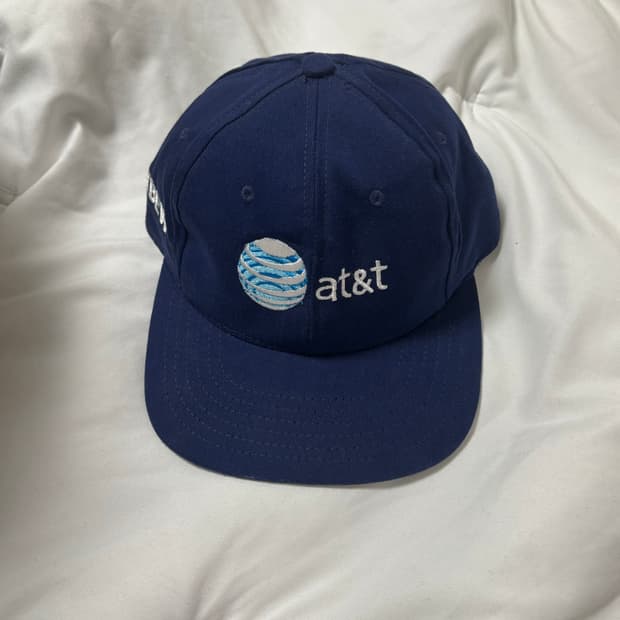at&t 빈티지 볼캡 모자