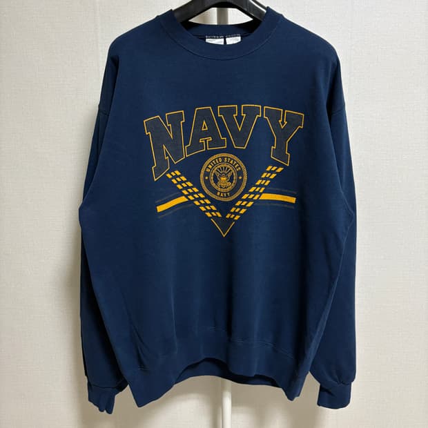 SOFFE 90s US NAVY 미해군 스웻셔츠 / 네이비, L