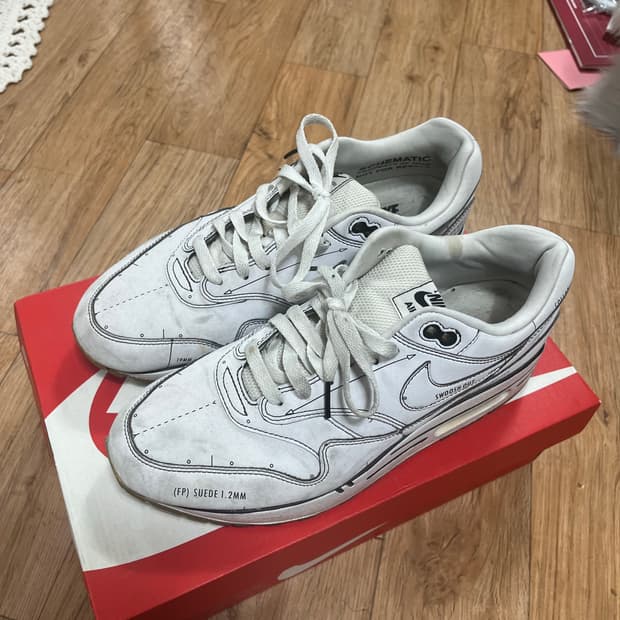Nike Air Max 1 Tinker Sketch White 중고