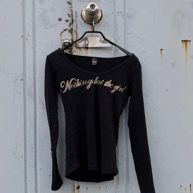 Black Long Sleeve Top