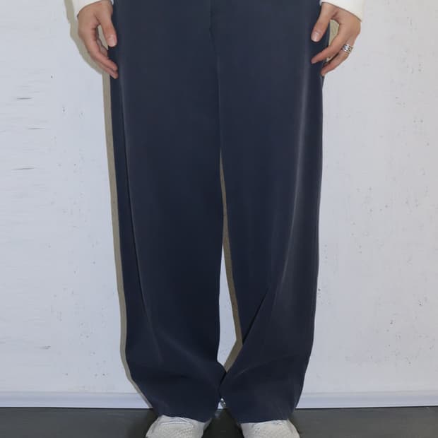 조르지오 아르마니 네이비 와이드 트라우저