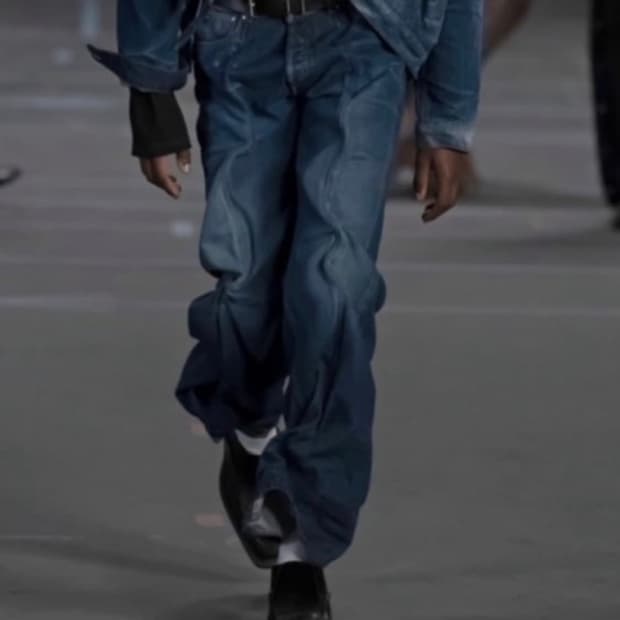Y/PROJECT NAVY ACID WASH