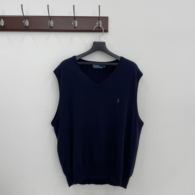 폴로 랄프로렌 니트 조끼 네이비 XXL