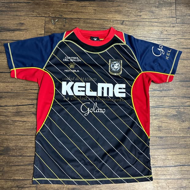 KELME 풋살 져지 반팔티 블록코어 L사이즈
