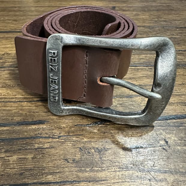 REIZ JEANS Genuine Leather 빈티지 가죽 벨트
