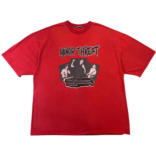 VINTAGE  FROMWASHED 마이너 스렛 밴드 티