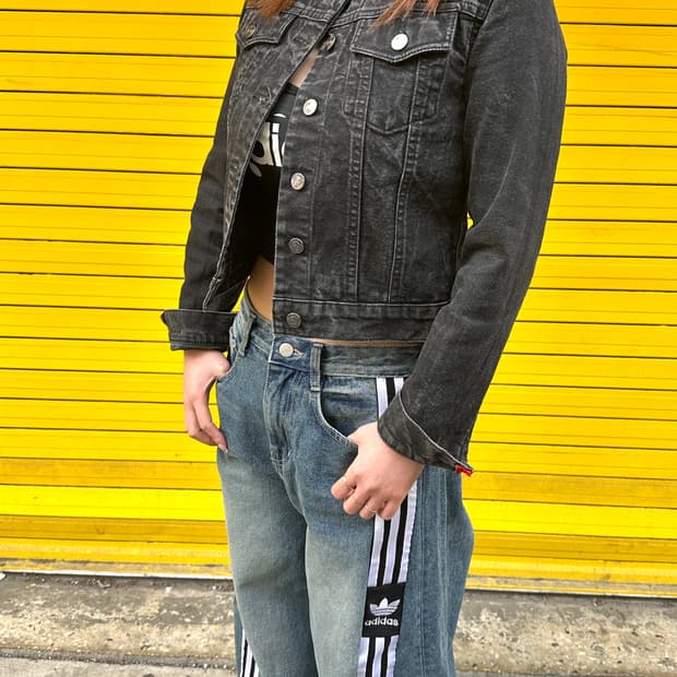 폴로 랄프로렌 데님 트러커 자켓 블랙 XS