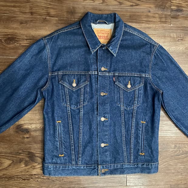 리바이스 민트급 90s USA 70516-0216 트러커 데님 자켓