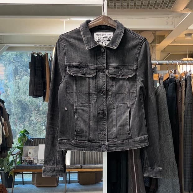 쟈딕앤볼테르 데님 집업 자켓