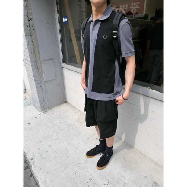 꼼데가르송 x 프레드페리 폴로 셔츠