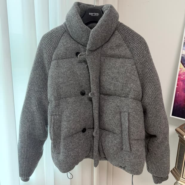 우마뭉 Pure shetland wool puffer jacket 사이즈