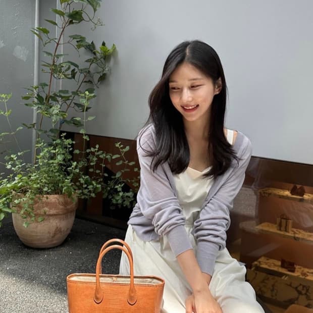 Sie 시에 썸미니 가디건(바이올렛블루)