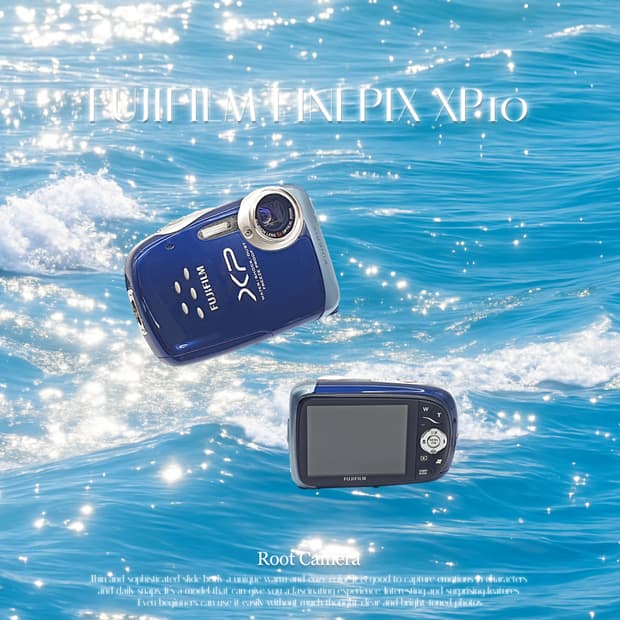 후지필름 파인픽스 XP10  아쿠아 블루🌊 빈티지 디카 디지털카메라
