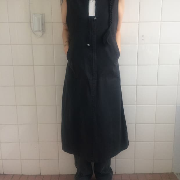String washing sleeveless onepiece