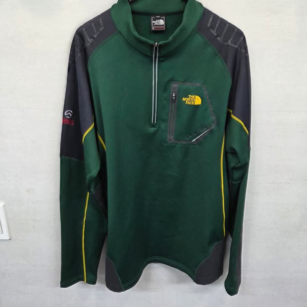 노스페이스 써밋시리즈 안감기모 반집업 기능성 긴팔 xl