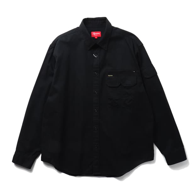 슈프림 Supreme Twill Multi Pocket Shirt