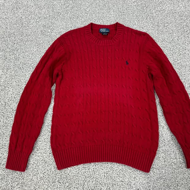 폴로 랄프로렌 꽈배기니트